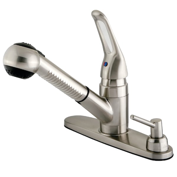Pull-Out Kitchen Faucet, Brushed Nickel